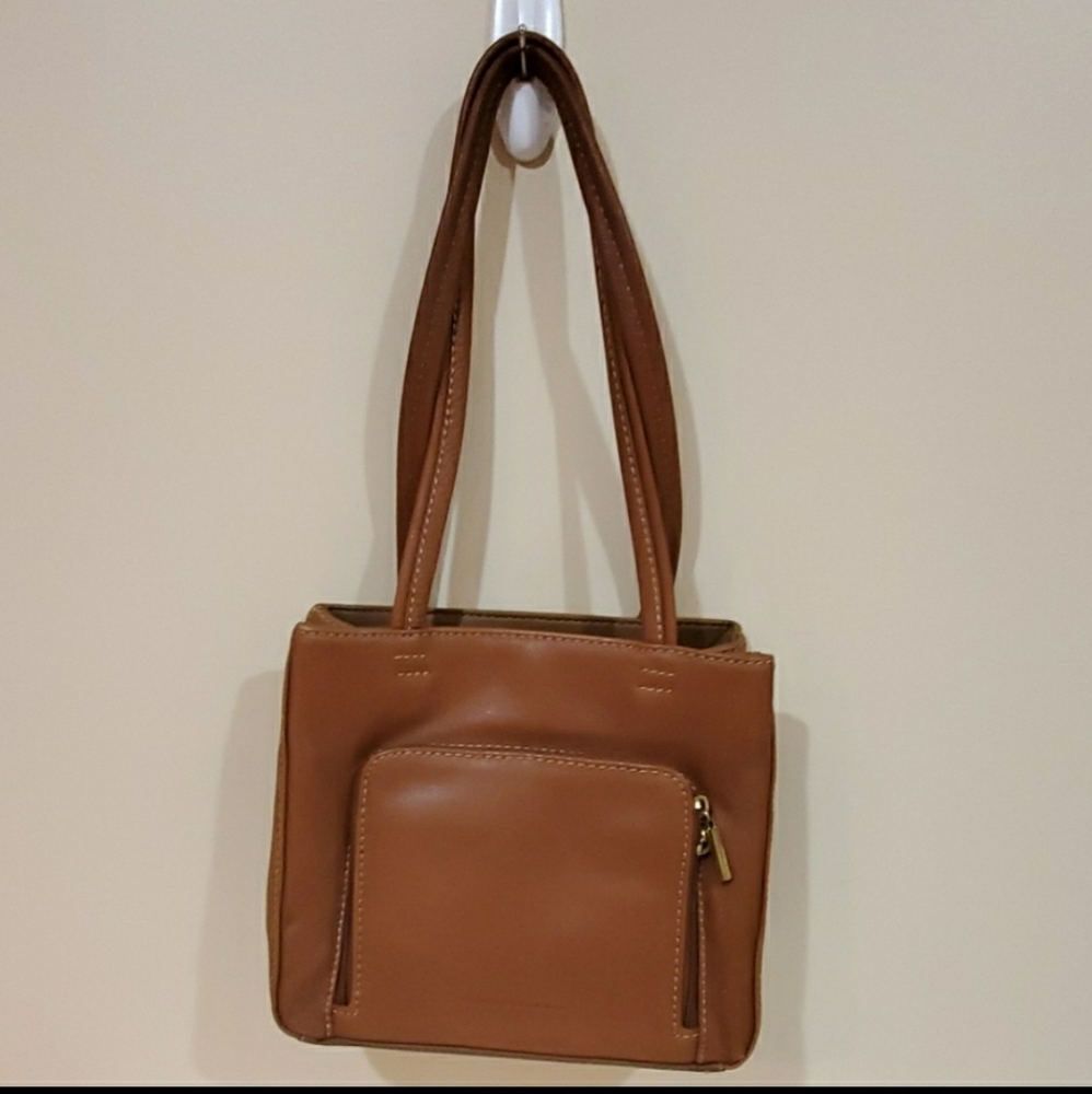 Stone Mountain Leather Square Shoulder Bag